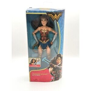 Wonder Woman 12"‎ Action Figure Battle Ready Doll - New 2016 In Box Mattel